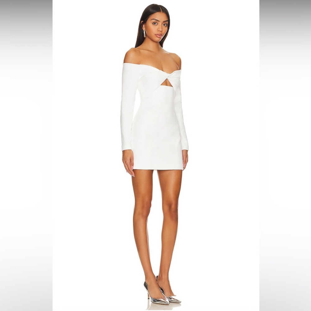 MISHA Yasmina Mini Dress in Ivory